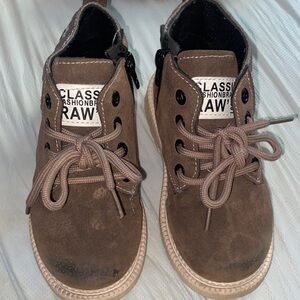 Classic Brown Kids Shoes